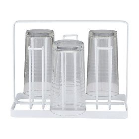 Mua Giá Đỡ Ly Kim Loại DONTE Màu Trắng W23.3xD18.9xH18.5 Cm|Index Living Mall|Nội Thất Thái Lan