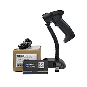 Mua Máy quét mã vạch không dây mẫu mới YHD 1200DW đọc mã vạch Barcode 1D Qrcode 2D kết nối USB dùng trên Máy tính  Laptop - Hàng Nhập Khẩu
