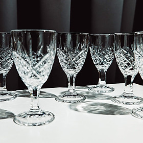 Set 6 Ly Pha Lê Cao Cấp Killarney 105ml Hàng chính hãng