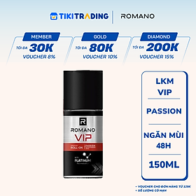 Lăn Khử Mùi Hương Vip Romano 50Ml