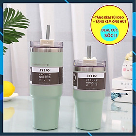 Ly Giữ Nhiệt Tyeso Hàn 600-900ml, Inox 304 Cao cấp, Tặng kèm túi đeo ly xịn xò
