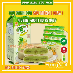 Bánh pía CHAY DỨA sầu riêng Tân Huê Viên 400g