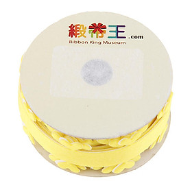 2 Yards Self Adhesive Ribbon Decorative Craft Yellow
