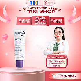Kem phục hồi da tổn thương và ngăn ngừa sẹo Bioderma Cicabio Crème+ 40ml