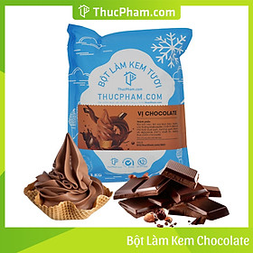 [ĂN BAO GHIỀN❤️] Bột Làm Kem Tươi THUCPHAM.COM Vị Chocolate 1kg - Công Thức Độc Quyền Hương Vị Mới, Không Gắt, Không Hắc