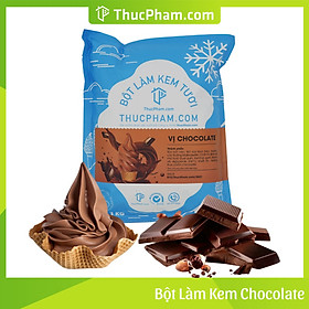 Hình ảnh [ĂN BAO GHIỀN❤️] Bột Làm Kem Tươi THUCPHAM.COM Vị Chocolate 1kg - Công Thức Độc Quyền Hương Vị Mới, Không Gắt, Không Hắc