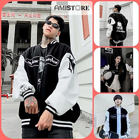 Áo khoác bomber unisex, áo khoác cặp đôi chất dù