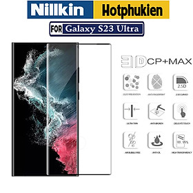 Dán mình hình cường lực 3D AGC nhật bản cho Samsung Galaxy S23 Ultra hiệu Nillkin CP+ Max chỉ mỏng 0.3mm Kính AGC Japan, Chống lóa hạn chế vân tay, bảo vệ đôi mắt - hàng nhập khẩu