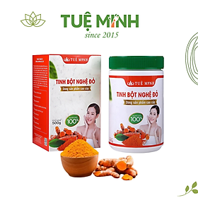 Tinh Bột Nghệ Đỏ Thương Hiệu Tuệ Minh cao cấp đầy đủ ATVTP