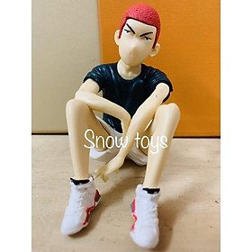 Mô hình Slam Dunk - Hanamichi Sakuragi & Rukawa Kaede - Mô hình cầu thủ bóng rổ cực ngầu - Kích thước 3,5x8 & 6,5x15cm