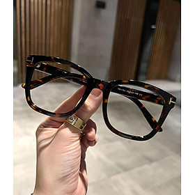 Kính mắt unisex Mắt vuông to Oversize gọng nhựa Aetate cao cấp