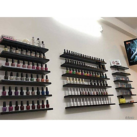 Mua Kệ để sơn móng tay  kệ nail treo tường  kệ thanh ngang treo tường ( tặng kèm phụ kiện lắp đặt)