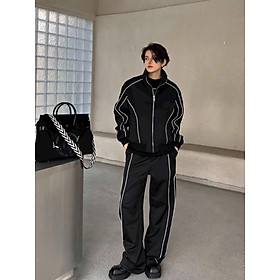 Hình ảnh Áo Khoác Dù 2 lớp K Nam Nữ Bomber Ulzzang Unisex Form Rộng, Áo khoác bomber jacket ️Áo khoác dù bóng chày form rộng 2 lớp style Unisex cho nam nữ 