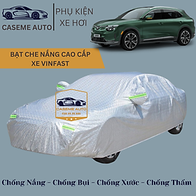 Bạt phủ xe ô tô tráng nhôm cao cấp các xe hãng VINFAST, 3 lớp chống nóng, chống thấm, chống bụi - Hàng Chính Hãng