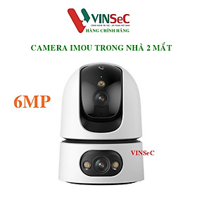 Camera IMOU trong nhà S2XEP-6M0S - 2 ống kính 6MP, Đàm thoại 2 chiều, Gọi 1 chạm, Đèn & còi - Tích hợp nút gọi trực tiếp - Hàng Chính Hãng