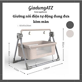 Mua Nôi Điện Cho Bé Có Thiết Bị Điều Khiển Từ Xa (tặng kèm màn)