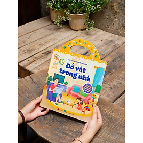 Sách Bóc Dán Sử Dụng Nhiều Lần (Thỏa Sức Sáng Tạo Trên Nhiều Bề Mặt) Cho Bé 3+ - Đồ Vật Trong Nhà