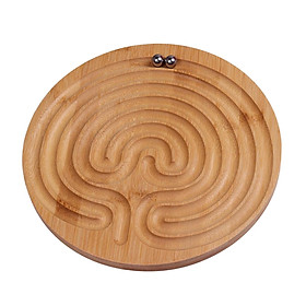 Wooden Labyrinth Game Educational Learning Toy for Children Kids Toddler