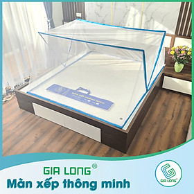 Màn xếp thông minh cao cấp Gia Long-Hàng Chính Hãng