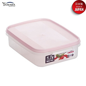 Hộp đựng & bảo quản thực phẩm YAMADA 1.7L nắp dẻo dùng được trong lò vi sóng - nội địa Nhật Bản