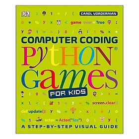 Hình ảnh Review sách DK Computer Coding Python Games for Kids : A Step-By-Step Visual Guide