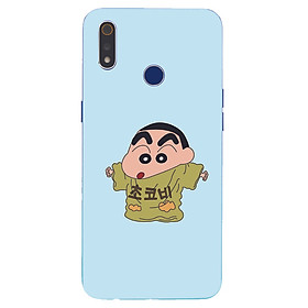 Ốp điện thoại dành cho máy Oppo Realme 3 Pro - Shin mặc đồ của bố MS ADITU005