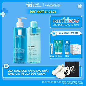 Bộ sản phẩm chăm sóc da sạch thoáng toàn diện La Roche-Posay Micellar Water