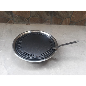 Mua Bếp nướng than hoa đặt âm bàn DK Vỉ gang chống dính