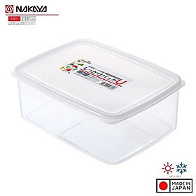 Mua Hộp nhựa Nakaya 3L bảo quản thức ăn trong tủ lạnh  có nắp mềm - Hàng nội địa Nhật Bản