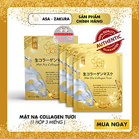 MẶT NẠ COLLAGEN TƯƠI(HỘP 3 MIẾNG )