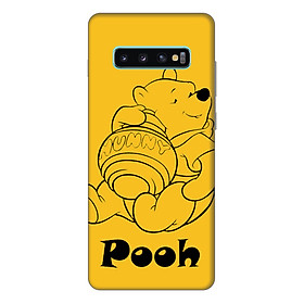 Ốp lưng điện thoại Samsung S10 Plus hình Gấu Pooh