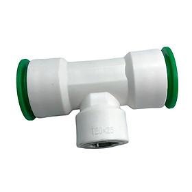 Thread Tube Fittings Quick Connector 3-Way Adapter Plumbing Water Pipe