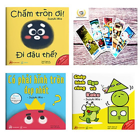 [Download Sách] Sách Ehon Hình khối diệu kỳ (combo 3 cuốn - Tặng 01 bookmark độc đáo)