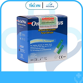 Hộp 25 que thử đường huyết on call plus