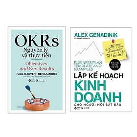 Hình ảnh Combo Lập Kế Hoạch Kinh Doanh Cho Người Mới Bắt Đầu + OKRs Nguyên Lý Và Thực Tiễn