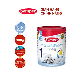 Sữa bột công thức Semper Nutradefense Baby 1 400g