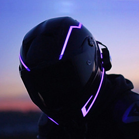 Dải đèn LED Gắn Nón Bảo Hiểm Ánh Sáng Đẹp Thể Hiện Cá Tính Motor EL-Cold Helmet Night
