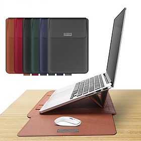 Giá Đỡ Laptop Da PU Gấp Được 11