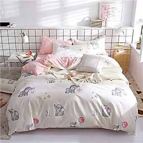 Bộ chăn ga gối Cotton cao cấp 1m6x2m DQK192