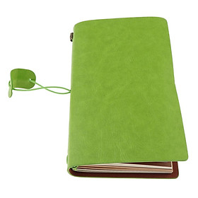 A6 Portable Travel Diary Notebook Journal Leather Handbook