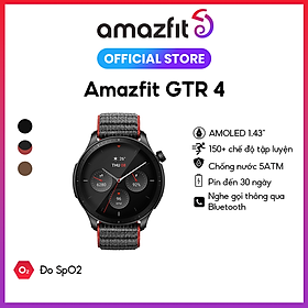 Mua Đồng Hồ Thông Minh Cao Cấp Amazfit GTR 4 - Theo dõi sức khỏe 24h - 150 môn thể thao - Nghe gọi thông qua kết nối Bluetooth - Pin tới 30 ngày - Hàng Chính Hãng