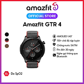 Đồng Hồ Thông Minh Cao Cấp Amazfit GTR 4 - Theo dõi sức khỏe 24h - 150 môn thể thao - Nghe gọi thông qua kết nối Bluetooth - Pin tới 30 ngày - Hàng Chính Hãng