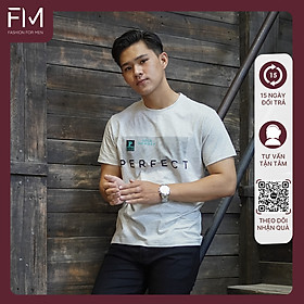 Áo thun cổ tròn tay ngắn thời trang nam, chất cotton 100%, thấm mồ hôi cực tốt, thun co giãn 4 chiều - FORMEN SHOP - FMPS194