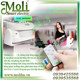 Mua CHUÔNG BÁO KHÁCH-BÁO TRỘM CÓ REMOTE ĐIỀU CHỈNH MOLI