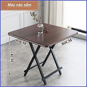 Mua Bàn Ăn Gấp Gọn 80x80cm  Bàn Ăn Thông Minh Phủ Melamin Chống Thấm Cao Cấp