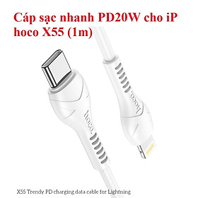 Mua   C- iP   Cáp sạc nhanh PD 20W cho iP hoco X55 (1m) _  Hàng chính hãng