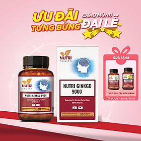 Viên Uống Bổ Não Nhập Khẩu Chính Hãng New Zealand Nutri Ginkgo 9000 (30 Viên)