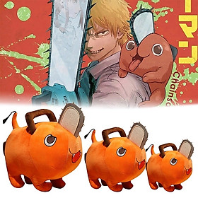 Gấu Bông Chó Lưỡi Cưa Pochita, Quỷ Cưa Pochita Trong Anime Chainsaw Man (20cm---50cm) Chất Vải Miniso Mềm Mịn, Êm Ái, An Toàn (Tặng Kèm 1 Ví Da 12 Ngăn Đựng Thẻ ATM, CCCD)