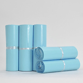 Mua Túi gói hàng niêm phong màu Xanh Pastel  Xanh Nude Baby cuộn 100 túi PE nguyên chất  hàng có sẵn nhiều size