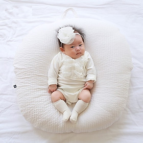 Gối chống trào ngược Rototo bebe chính hãng chất liệu Cotton chần bông